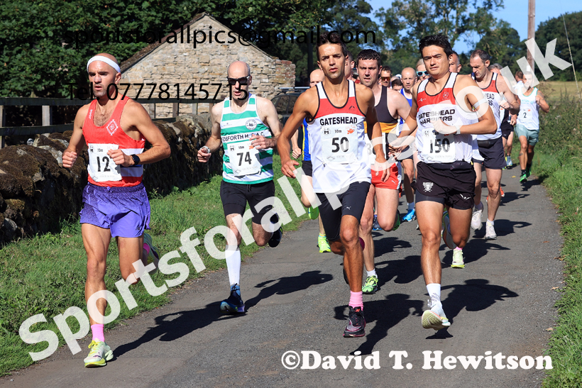The 2026 Tynedale Jelly Tea 10 Mile Road Race, Matfen, Northumberland. Photo: David T. Hewitson/Sports for All Pics